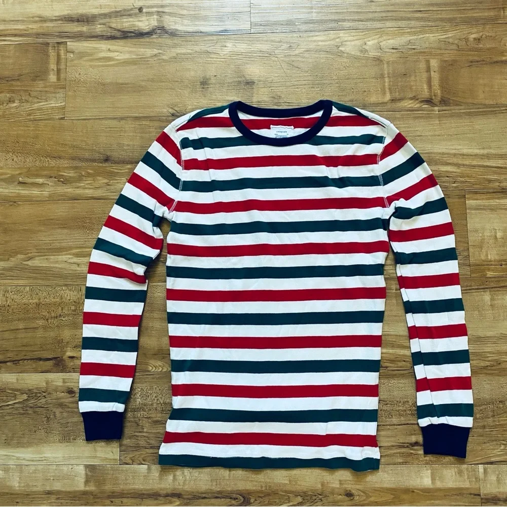CREWCUTS Boy's 14 Striped Snug Fit Christmas Holiday Long Sleeve Cotton Pajamas